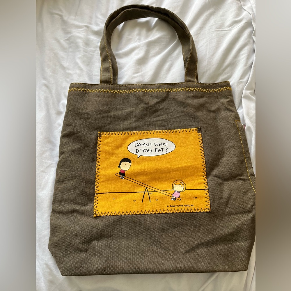 Taupe tote bag